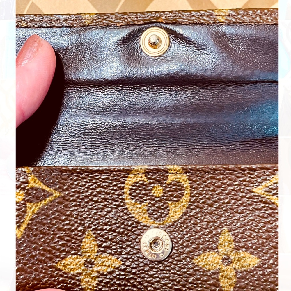 VERIFIED AUTHENTIC LV Monogram wallet 4”X 7”. Verified by Proauthenticators.com.